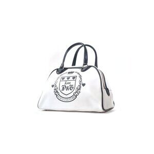 Vintage JUICY COUTURE Bowler Bag White Vinyl Bag